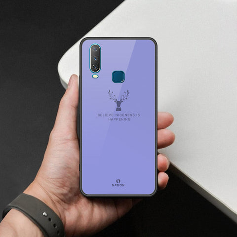 Vivo Y12 Cover - Nice Series - HQ Ultra Shine Premium Infinity Glass Soft Silicon Borders Case