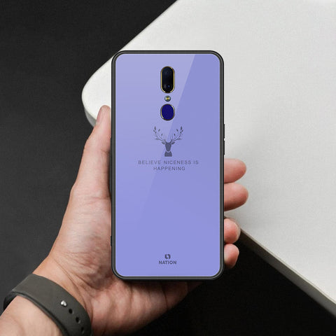 Oppo A9 / A9x Cover - Nice Series - HQ Ultra Shine Premium Infinity Glass Soft Silicon Borders Case