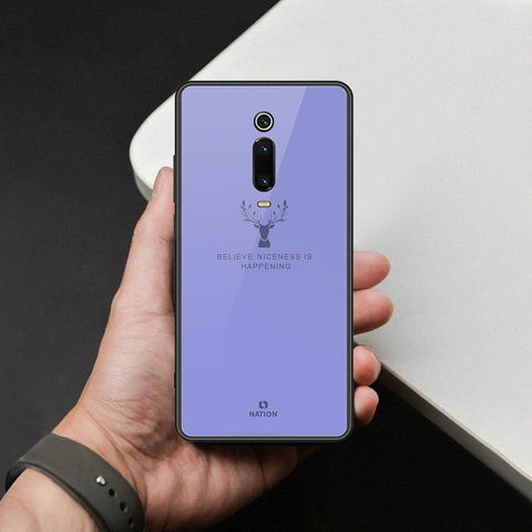Xiaomi Mi 9T Cover - Nice Series - HQ Ultra Shine Premium Infinity Glass Soft Silicon Borders Case