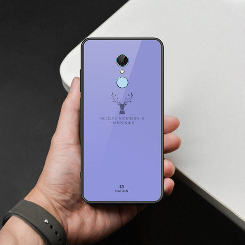 Xiaomi Redmi 5 Cover - Nice Series - HQ Ultra Shine Premium Infinity Glass Soft Silicon Borders Case