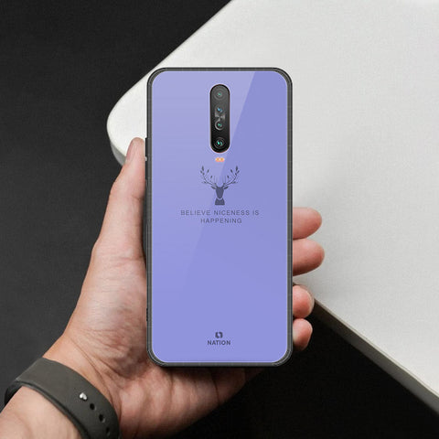 Xiaomi Redmi K30 Cover - Nice Series - HQ Ultra Shine Premium Infinity Glass Soft Silicon Borders Case