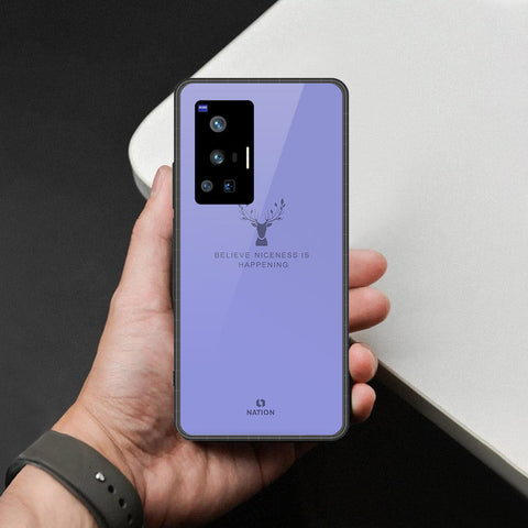 Vivo X70 Pro Cover - Nice Series - HQ Ultra Shine Premium Infinity Glass Soft Silicon Borders Case
