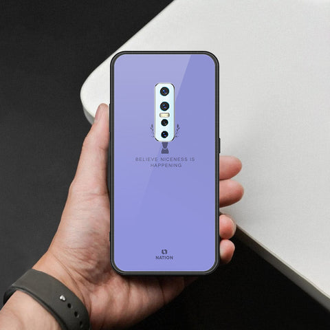 Vivo V17 Pro Cover - Nice Series - HQ Ultra Shine Premium Infinity Glass Soft Silicon Borders Case