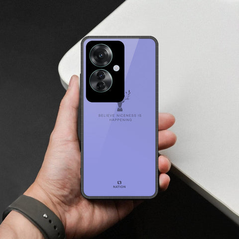 Oppo Reno 11F 5G Cover - Nice Series - HQ Ultra Shine Premium Infinity Glass Soft Silicon Borders Case