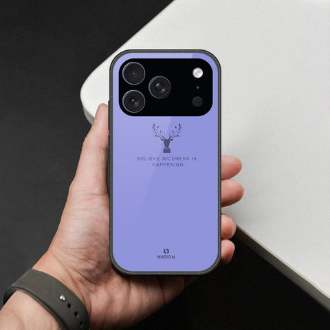 iPhone 18 Pro Max - Nice Series - HQ Ultra Shine Premium Infinity Glass Soft Silicon Borders Case