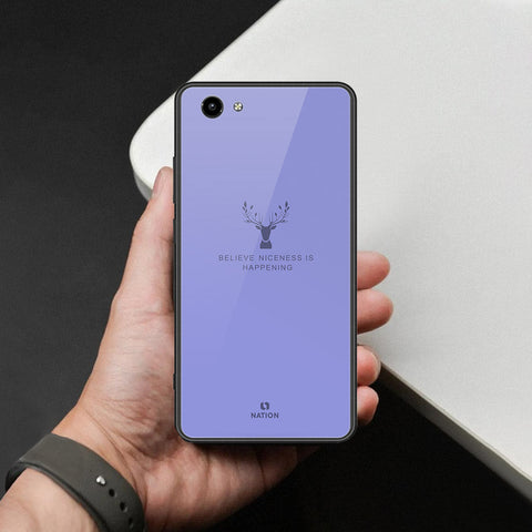 Vivo Y71 Cover - Nice Series - HQ Ultra Shine Premium Infinity Glass Soft Silicon Borders Case