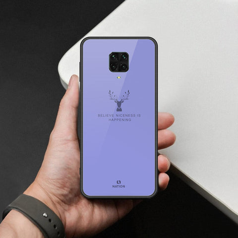 Xiaomi Redmi Note 9 Pro Cover - Nice Series - HQ Ultra Shine Premium Infinity Glass Soft Silicon Borders Case