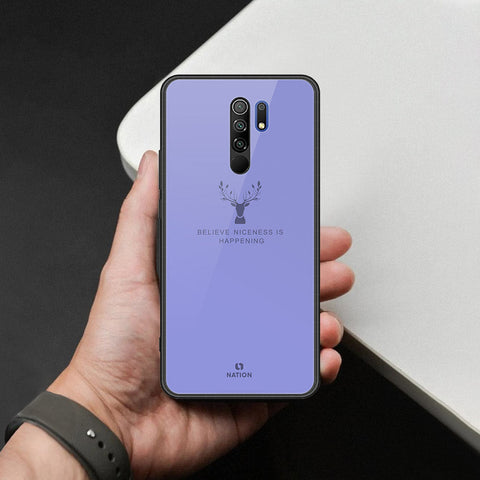 Xiaomi Redmi 9 Cover - Nice Series - HQ Ultra Shine Premium Infinity Glass Soft Silicon Borders Case