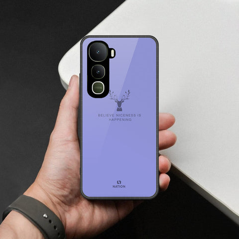 Vivo Y400 Pro Cover - Nice Series - HQ Ultra Shine Premium Infinity Glass Soft Silicon Borders Case