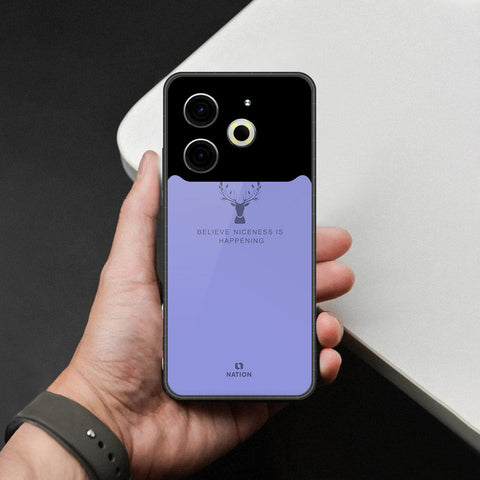 Tecno Pova 6 Pro Cover - Nice Series - HQ Ultra Shine Premium Infinity Glass Soft Silicon Borders Case