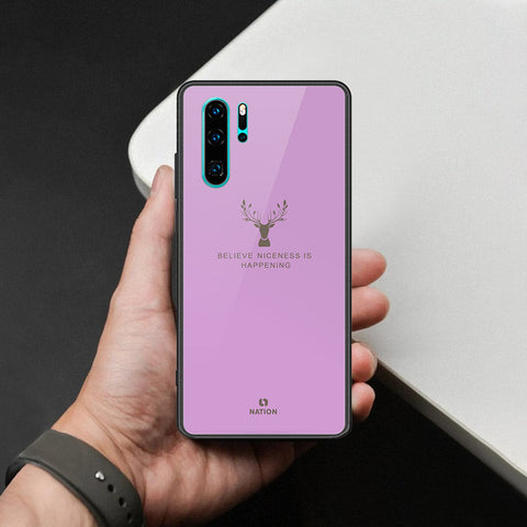 Huawei P30 Pro Cover - Nice Series - HQ Ultra Shine Premium Infinity Glass Soft Silicon Borders Case