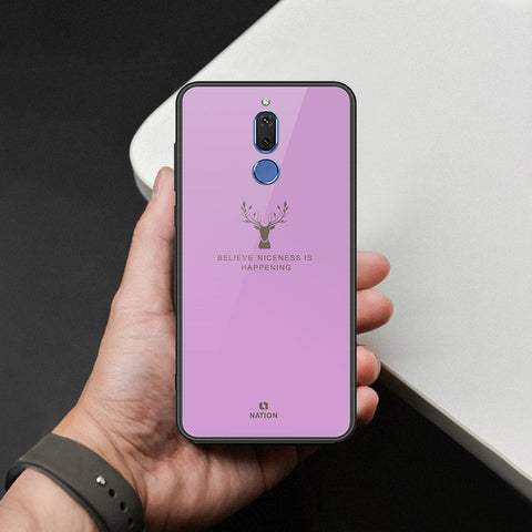Huawei Mate 10 Lite Cover - Nice Series - HQ Ultra Shine Premium Infinity Glass Soft Silicon Borders Case