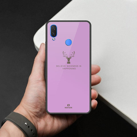 Huawei Nova 3i  Cover - Nice Series - HQ Ultra Shine Premium Infinity Glass Soft Silicon Borders Case