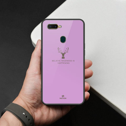 Oppo A11k Cover - Nice Series - HQ Ultra Shine Premium Infinity Glass Soft Silicon Borders Case