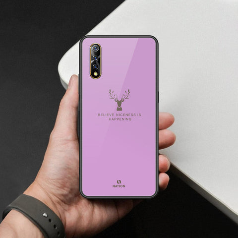 vivo iQOO Neo Cover - Nice Series - HQ Ultra Shine Premium Infinity Glass Soft Silicon Borders Case