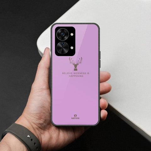 OnePlus Nord 2T Cover - Nice Series - HQ Ultra Shine Premium Infinity Glass Soft Silicon Borders Case