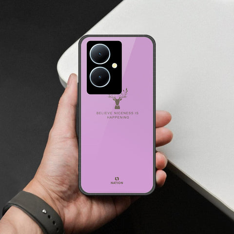 Vivo Y78 Plus 5G Cover - Nice Series - HQ Ultra Shine Premium Infinity Glass Soft Silicon Borders Case
