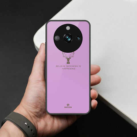 Realme 11 Pro Plus Cover - Nice Series - HQ Ultra Shine Premium Infinity Glass Soft Silicon Borders Case