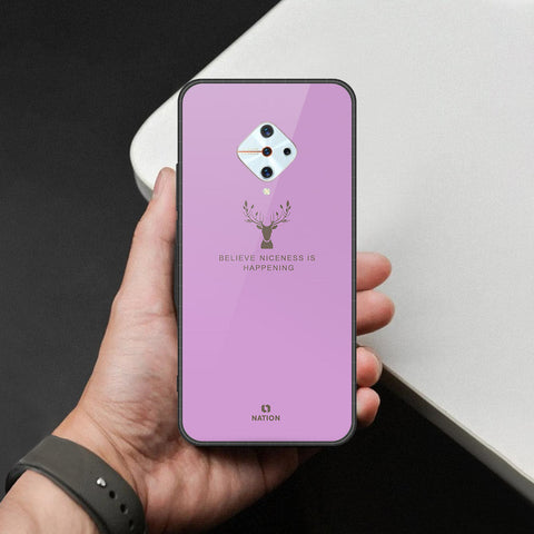 Vivo Y9s Cover - Nice Series - HQ Ultra Shine Premium Infinity Glass Soft Silicon Borders Case