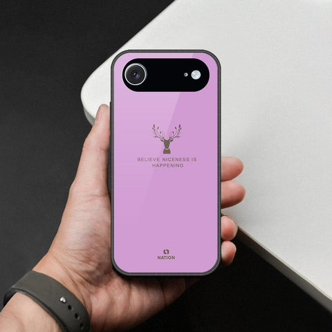 iPhone 17 Air - Nice Series - HQ Ultra Shine Premium Infinity Glass Soft Silicon Borders Case