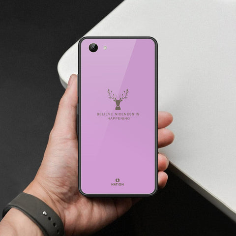 Vivo Y83 Cover - Nice Series - HQ Ultra Shine Premium Infinity Glass Soft Silicon Borders Case