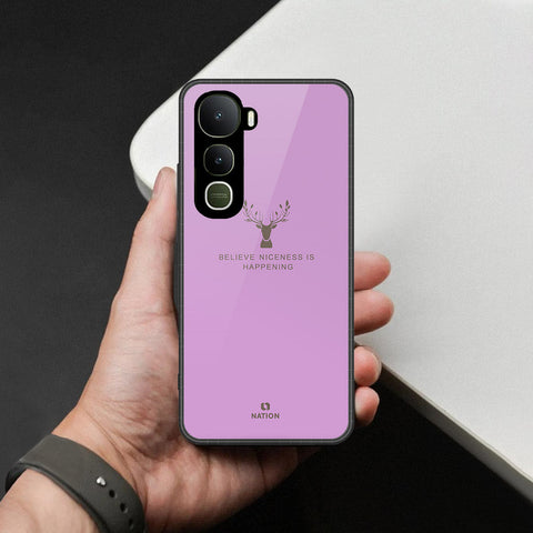 Vivo Y400 Pro Cover - Nice Series - HQ Ultra Shine Premium Infinity Glass Soft Silicon Borders Case