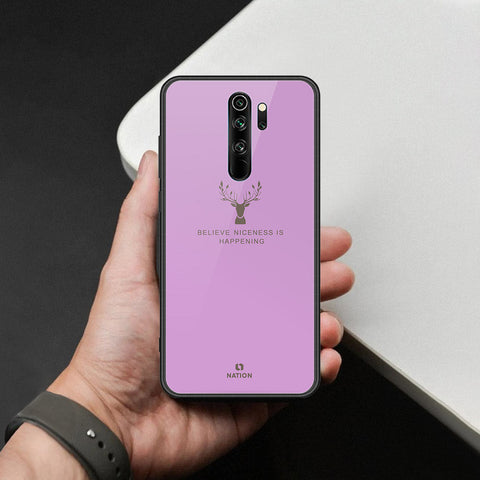 Xiaomi Redmi Note 8 Pro Cover - Nice Series - HQ Ultra Shine Premium Infinity Glass Soft Silicon Borders Case