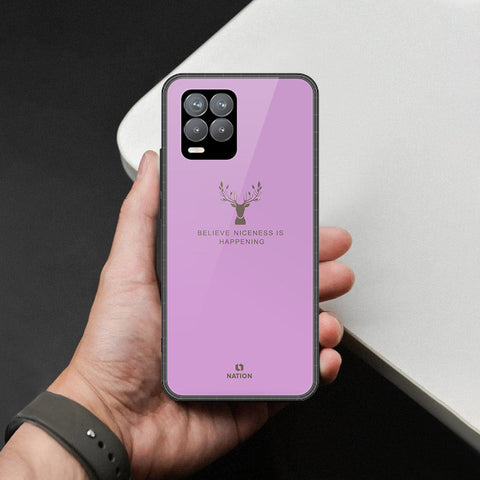 Realme 8 Pro Cover - Nice Series - HQ Ultra Shine Premium Infinity Glass Soft Silicon Borders Case