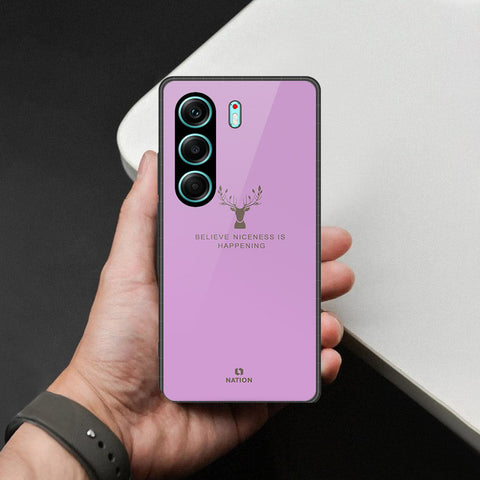 Tecno Camon 40 Pro Cover - Nice Series - HQ Ultra Shine Premium Infinity Glass Soft Silicon Borders Case