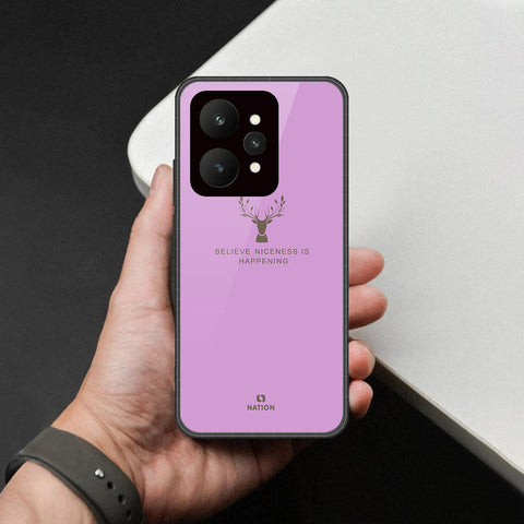 Realme 15 Cover - Nice Series - HQ Ultra Shine Premium Infinity Glass Soft Silicon Borders Case
