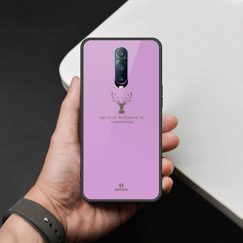 Oppo R17 Pro Cover - Nice Series - HQ Ultra Shine Premium Infinity Glass Soft Silicon Borders Case