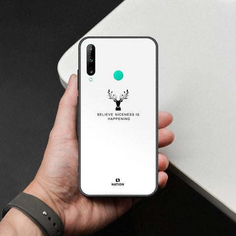 Huawei P40 lite E Cover - Nice Series - HQ Ultra Shine Premium Infinity Glass Soft Silicon Borders Case