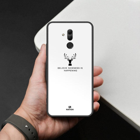 Huawei Mate 20 Lite Cover - Nice Series - HQ Ultra Shine Premium Infinity Glass Soft Silicon Borders Case