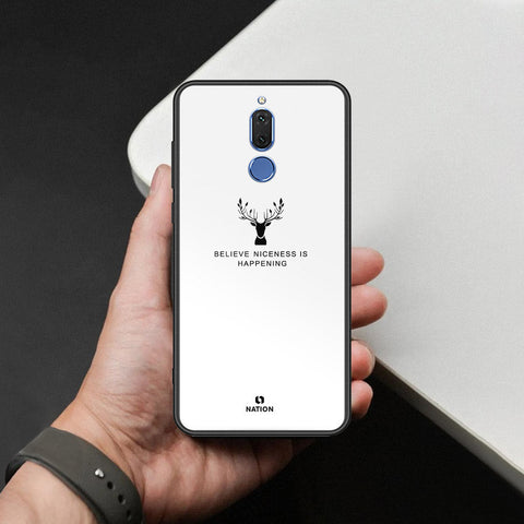 Huawei Mate 10 Lite Cover - Nice Series - HQ Ultra Shine Premium Infinity Glass Soft Silicon Borders Case