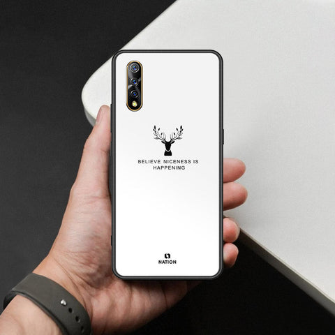 vivo iQOO Neo Cover - Nice Series - HQ Ultra Shine Premium Infinity Glass Soft Silicon Borders Case