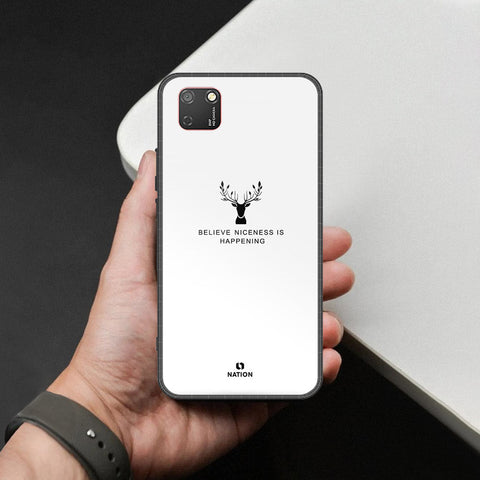 Huawei Y5p Cover - Nice Series - HQ Ultra Shine Premium Infinity Glass Soft Silicon Borders Case