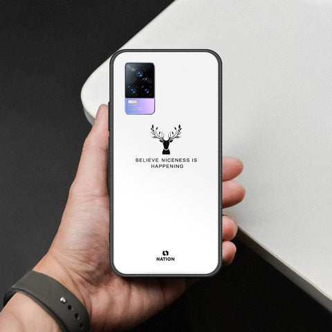 Vivo Y73 Cover - Nice Series - HQ Ultra Shine Premium Infinity Glass Soft Silicon Borders Case