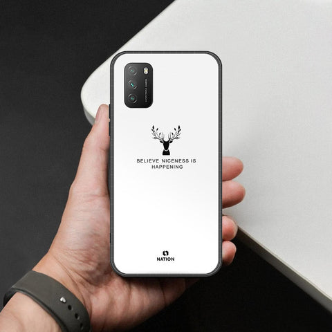 Xiaomi Poco M3 Cover - Nice Series - HQ Ultra Shine Premium Infinity Glass Soft Silicon Borders Case