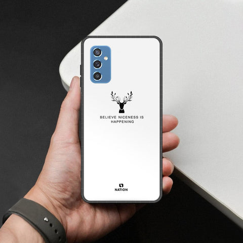 Samsung Galaxy M52 5G Cover - Nice Series - HQ Ultra Shine Premium Infinity Glass Soft Silicon Borders Case