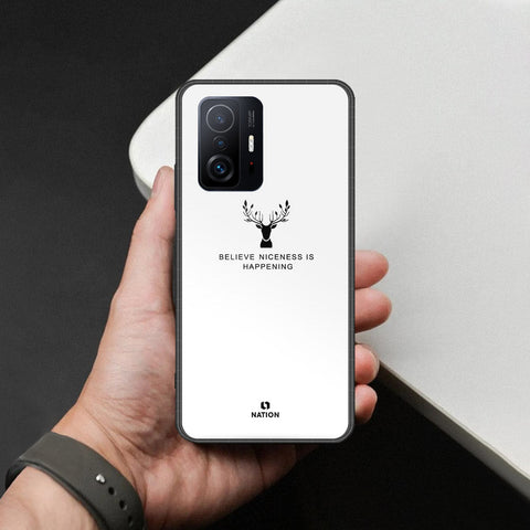 Xiaomi 11T Pro Cover - Nice Series - HQ Ultra Shine Premium Infinity Glass Soft Silicon Borders Case