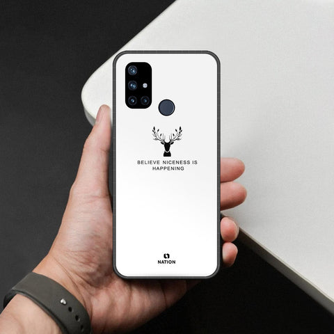 OnePlus Nord N10 Cover - Nice Series - HQ Ultra Shine Premium Infinity Glass Soft Silicon Borders Case
