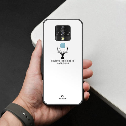 Tecno Camon 16 SE Cover - Nice Series - HQ Ultra Shine Premium Infinity Glass Soft Silicon Borders Case