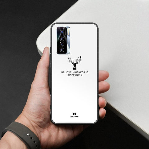 Tecno Camon 17 Pro Cover - Nice Series - HQ Ultra Shine Premium Infinity Glass Soft Silicon Borders Case