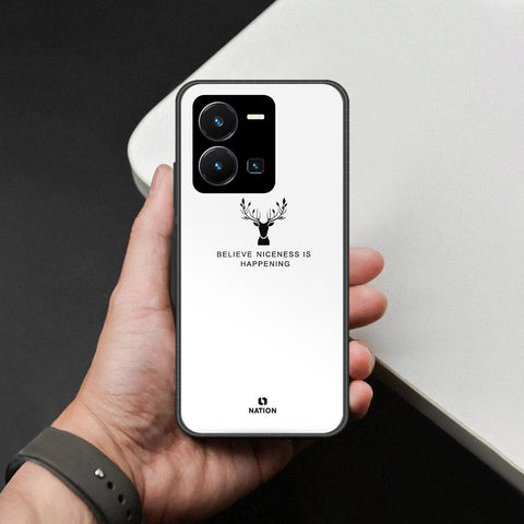 Vivo Y35 4G Cover - Nice Series - HQ Ultra Shine Premium Infinity Glass Soft Silicon Borders Case