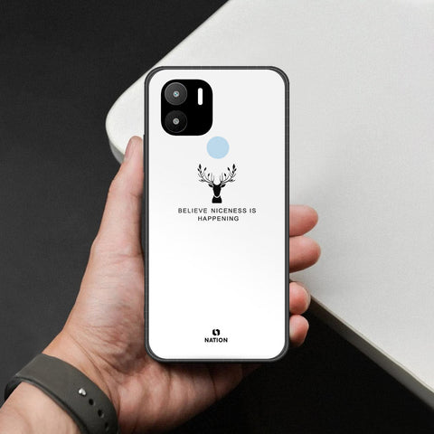 Xiaomi Redmi A2 Plus Cover - Nice Series - HQ Ultra Shine Premium Infinity Glass Soft Silicon Borders Case