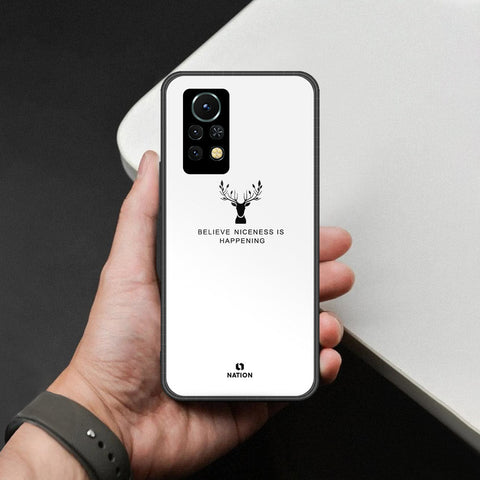 Infinix Note 11s Cover - Nice Series - HQ Ultra Shine Premium Infinity Glass Soft Silicon Borders Case
