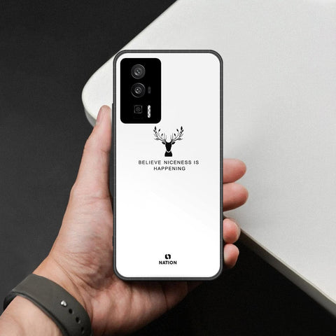 Xiaomi Poco F5 Pro Cover - Nice Series - HQ Ultra Shine Premium Infinity Glass Soft Silicon Borders Case