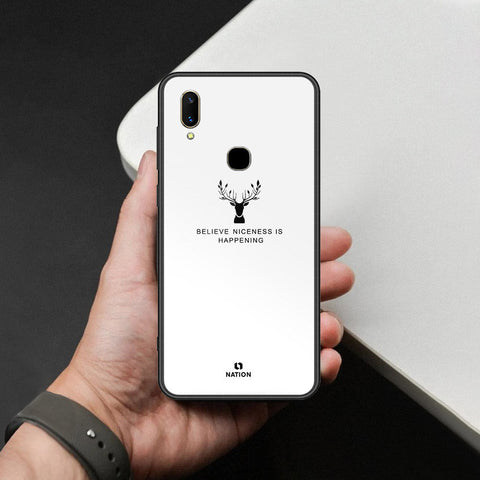 Vivo Z3I Cover - Nice Series - HQ Ultra Shine Premium Infinity Glass Soft Silicon Borders Case