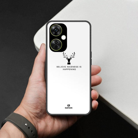 Oppo K11x Cover - Nice Series - HQ Ultra Shine Premium Infinity Glass Soft Silicon Borders Case