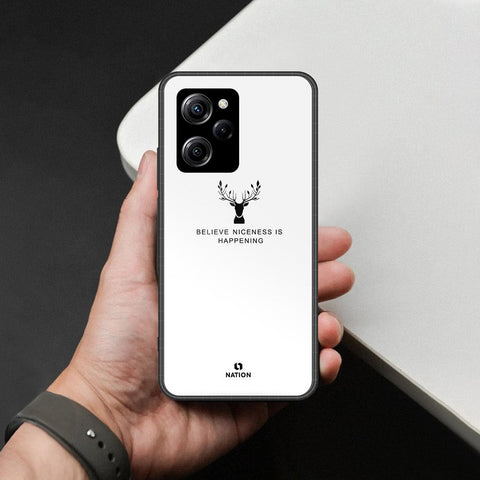 Xiaomi Redmi Note 12 Pro Speed Cover - Nice Series - HQ Ultra Shine Premium Infinity Glass Soft Silicon Borders Case